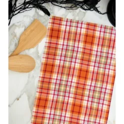 C&F Home Briar Plaid Handwoven 100% Cotton Fall Kitchen Dishtowel -C&F Home GUEST 62a9a3cd 0dd0 42f1 9f06 4e005479226e