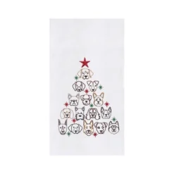 C&F Home Dog Face Christmas Tree Christmas Holiday Machine Washable Cotton Flour Sack Kitchen Towel Decor Decoration 27L X 18W In. 13 C&F Home Dog Face Christmas Tree Christmas Holiday Machine Washable Cotton Flour Sack Kitchen Towel Decor Decoration 27L X 18W In. -C&F Home GUEST 6332c74f fce7 42c5 a84e d24177bb08da