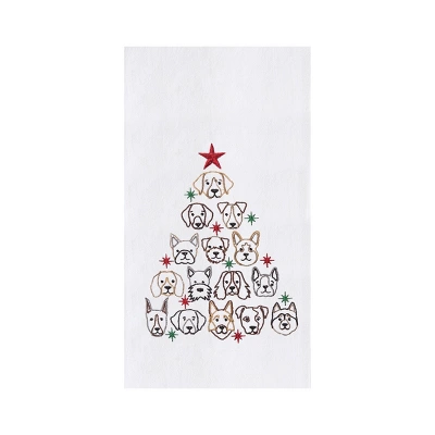 C&F Home Dog Face Christmas Tree Christmas Holiday Machine Washable Cotton Flour Sack Kitchen Towel Decor Decoration 27L X 18W In. 8 C&F Home Dog Face Christmas Tree Christmas Holiday Machine Washable Cotton Flour Sack Kitchen Towel Decor Decoration 27L X 18W In. - Image 6