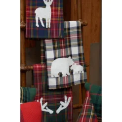 C&F Home White Tartan Bears Towel -C&F Home GUEST 63c9cc82 960c 4f32 9318 32c02616eb7b