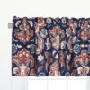 C&F Home Rosamund Damask Cotton Blue Valance Window Treatment Set Of 2 -C&F Home GUEST 681d770a 159e 4e23 8b52 6514d27101eb