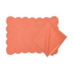 C&F Home Tangerine Napkin Set Of 6