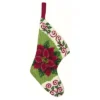 C&F Home Poinsettia Petit Point Mini Stocking -C&F Home GUEST 697ede7b f6a8 4e17 9cff 171b0de0470c
