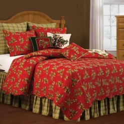 C&F Home Holly Red Standard Sham