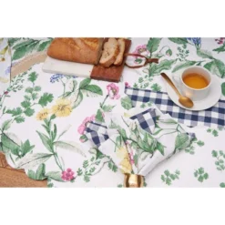 C&F Home Marcy Blooms Rectangle Cotton Table Runner 14" X 51" Floral Design All Seasons Kitchen Dining Dinner Table Tablerunner Decor Decoration -C&F Home GUEST 6c022a15 35a8 475b bd32 a197eabde2a2