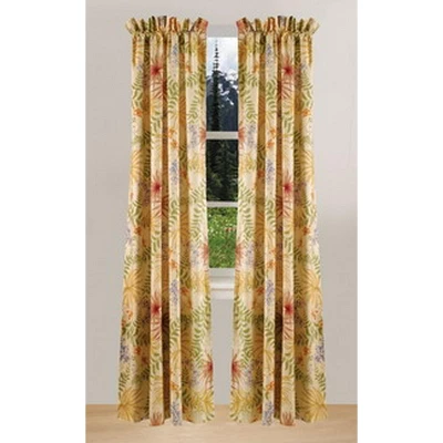 C&F Home Fiji Tropical Floral Cotton Window Curtain Drapery Single Panel 3 C&F Home Fiji Tropical Floral Cotton Window Curtain Drapery Single Panel