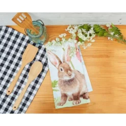 C&F Home Sitting Easter Bunny Rabbit Spring Printed Flour Sack Kitchen Dishtowel -C&F Home GUEST 6c7e940b a5dc 471c be9a e5089c5cc813