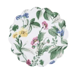 C&F Home Marcy Blooms Round Placemats Set Of 6 Floral Design All Seasons Dining, 17" -C&F Home GUEST 6cc3db21 59a9 4983 8926 5a890540af8f