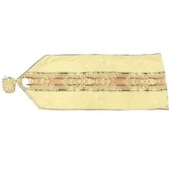 C&F Home Green Jacquard Table Runner 14" X 68"