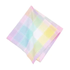 C&F Home Hana Color Block Plaid Napkin Set Of 6