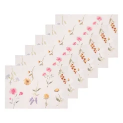 C&F Home April Showers Placemats Set Of 6, 14" X 20" -C&F Home GUEST 70b00cc7 5c4d 4010 9218 970b0856bbdd