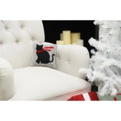 C&F Home Winter Cat Hooked Throw Pillow -C&F Home GUEST 74e89d0d 18c1 42d6 9c06 007da605cbf2