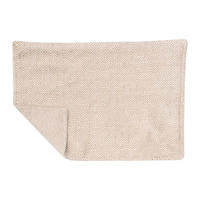 C&F Home Diamond Dune 100% Cotton Reversible Placemats Set Of 6, 14" X 20" 4 C&F Home Diamond Dune 100% Cotton Reversible Placemats Set Of 6, 14" X 20" - Image 2