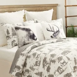 C&F Home Bear Forest Indoor And Outdoor Throw Pillow