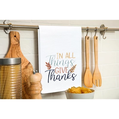 C&F Home Thanksgiving "In All Things Give Thanks" Kitchen Flour Sack Cotton Dishtowel 5 C&F Home Thanksgiving "In All Things Give Thanks" Kitchen Flour Sack Cotton Dishtowel - Image 3