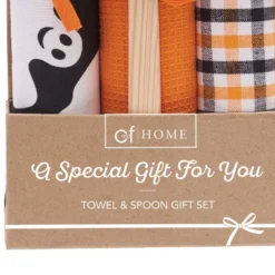 C&F Home Hey Boo Halloween Kitchen Dishtowels & Spoon Gift Bundle Set Of 4 -C&F Home GUEST 76beb52d 5f01 4108 81b2 1783fe0984be