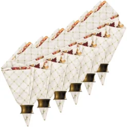 C&F Home Agnes Cotton Reversible Napkin Set Of 6