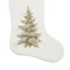 C&F Home 8.5" X 20" Embellished Winter Christmas Trees Hanging Large Christmas Stocking