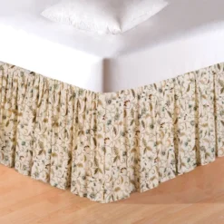 C&F Home 26 C&F Home Amelia Blue Botanical Design 100% Cotton Queen Bedding Skirt Decor