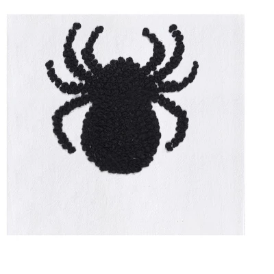 C&F Home Halloween French Knot Black Spider100% Cotton Flour Sack Dishtowel 4 C&F Home Halloween French Knot Black Spider100% Cotton Flour Sack Dishtowel - Image 2