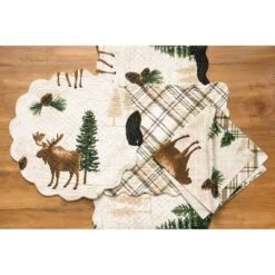 C&F Home Nolan Pines Round Placemats Set Of 6, 17" -C&F Home GUEST 7d32d660 6eaa 4a7c b38d 0006d121ea32