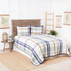 C&F Home Cypress Plaid Coverlet Set -C&F Home GUEST 7e72919c 316c 4775 bb23 8c5318a0154e