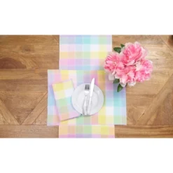 C&F Home Hana Color Block Plaid Napkin Set Of 6 -C&F Home GUEST 7eefd419 2b32 463c a87a 4354aa3abb1d