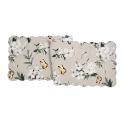 C&F Home Dogwood Meadows Cotton Table Runner 14" X 51" - Floral & Butterfly -C&F Home GUEST 7f96c85f 0a45 44be 9e48 02b32f467f1f