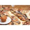 C&F Home Dorothy Autumn Brown Cotton Table Runner 14" X 51" - Quilted Paisley