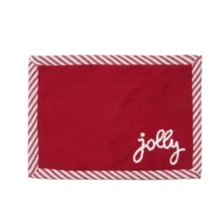 C&F Home Jolly Tufted Placemats Set Of 6, 14" X 20"