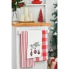 C&F Home 27" X 18" Christmas Ornaments Embroidered Cotton Waffle Weave Kitchen Dishtowel