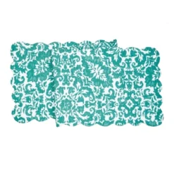 C&F Home Madison Aqua Table Runner 14" X 51" -C&F Home GUEST 81b82842 3934 4470 bc3c bc55fcd5cbd2