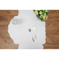 C&F Home Christiana White Reversible Machine Washable Scallop Quilt Placemats Set Of 6 13 C&F Home Christiana White Reversible Machine Washable Scallop Quilt Placemats Set Of 6 -C&F Home GUEST 81d47ef7 c378 4d97 9263 fbf816d86b17