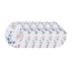 C&F Home Cynthia Round Cotton Quilted Reversible Placemats Set Of 6, 17" 13 C&F Home Cynthia Round Cotton Quilted Reversible Placemats Set Of 6, 17" -C&F Home GUEST 82281aaa 9568 4408 9661 6617d5071258