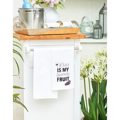 C&F Home Favorite Fruit Embroidered Cotton Flour Sack Kitchen Towel 4 C&F Home Favorite Fruit Embroidered Cotton Flour Sack Kitchen Towel - Image 2