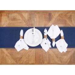 C&F Home Green Palms Embroidered Machine Washable Hemstitch Napkins Set Of 6 -C&F Home GUEST 84a4eff5 67d3 4e6c 9231 b1b66e57681d 2