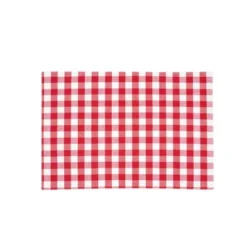 C&F Home Ashford Red Placemats Set Of 6, 13" X 19"