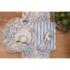 C&F Home Payton Paisley Placemats Set Of 6, 13" X 19" -C&F Home GUEST 85d40b13 191a 47df b1c0 341b888be2aa