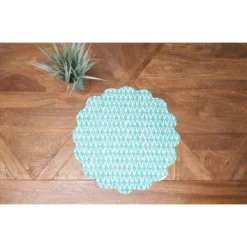 C&F Home Surfside Sound Scalloped Round Placemats Set Of 6 Nautical Design Beach, 17" 14 C&F Home Surfside Sound Scalloped Round Placemats Set Of 6 Nautical Design Beach, 17" -C&F Home GUEST 868ae1a3 f449 45b4 b5e8 2bbb687b653a