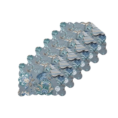 C&F Home Morrison Floral Cotton Quilted Reversible Machine Washable Placemat Machine Washable Set Of 6 7 C&F Home Morrison Floral Cotton Quilted Reversible Machine Washable Placemat Machine Washable Set Of 6 - Image 5