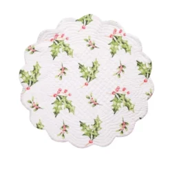 C&F Home Ruby Cardinal Round Placemats Set Of 6, 17" -C&F Home GUEST 8a21062a ae45 4fc3 8e91 f33253e1c896