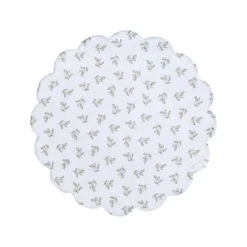 C&F Home Lana Palms Reversible Machine Washable Round Scallop Quilt Placemats Set Of 6 -C&F Home GUEST 8b191223 1c88 465a b2bd b6b7a037fc61