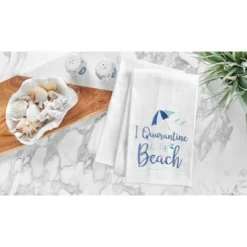 C&F Home Quarantine At The Beach Embroidered Waffle Weave Kitchen Towel 7 C&F Home Quarantine At The Beach Embroidered Waffle Weave Kitchen Towel -C&F Home GUEST 8be5fb1d 1aca 4a23 8a4c c457a6d4f108