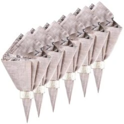 C&F Home Aurelia Cotton Reversible Napkin Set Of 6 Decor