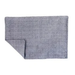 C&F Home Diamond Indigo Navy Placemats Set Of 6, 14" X 20" -C&F Home GUEST 92e87ea4 b073 4d8f 9b2b 60bc2fd6060b