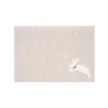 C&F Home White Bunny Hop Stripe Placemats Set Of 6, 14" X 20"