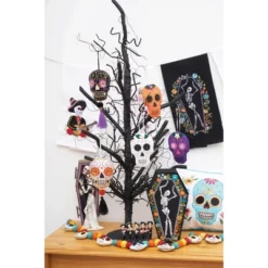 C&F Home Halloween Dance Black Cotton Waffle Weave Dishtowel -C&F Home GUEST 944c685d 6825 447c a670 74e2371ea61b