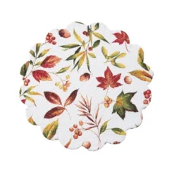 C&F Home Camilla Round Placemats Set Of 6, 17"
