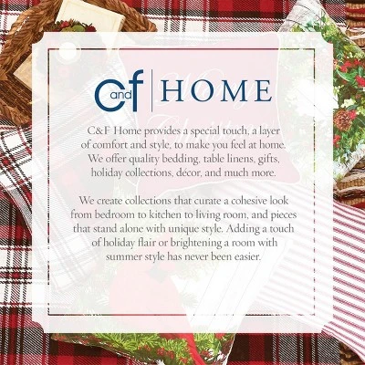 C&F Home Weston Plaid Placemats Set 6, 13" X 19" 5 C&F Home Weston Plaid Placemats Set 6, 13" X 19" - Image 3
