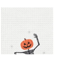 C&F Home Pumpkin Skeleton Towel